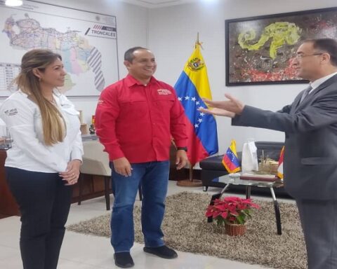 Minister Velásquez Araguayán holds a meeting with the charge d'affaires of the Syrian Arab Republic