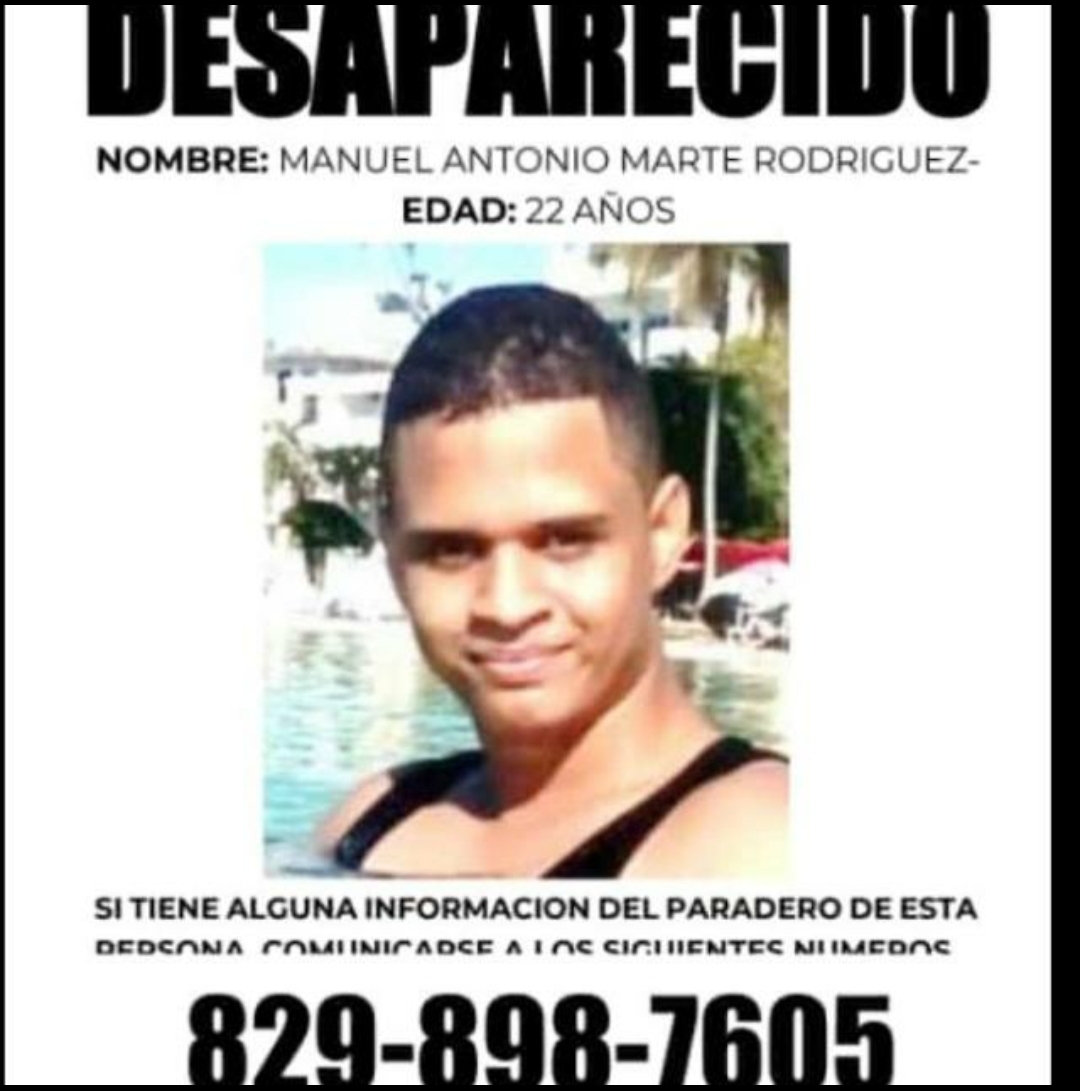 Missing: Manuel Antonio Marte Rodriguez