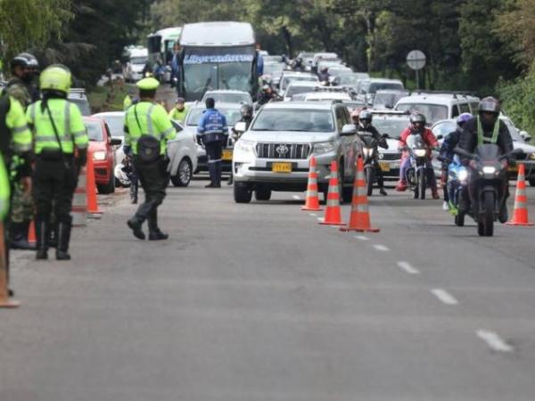 Mobility restrictions in Bogotá for the week of recess