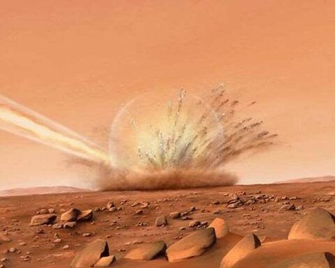 NASA listens live to huge impact of a meteorite on Mars