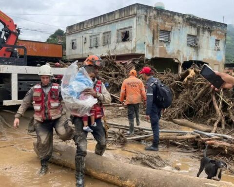 NGO Caritas estimates that more than 750 homes in Las Tejerías were affected