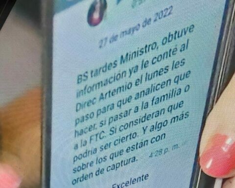 Official proves that she also reported on Félix Urbieta