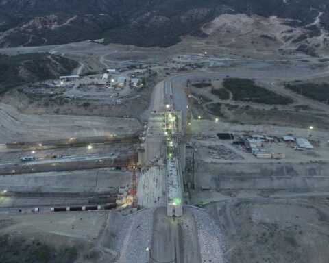 Pace of work at the Monte Grande dam was not affected by the passage of Hurricane Fiona