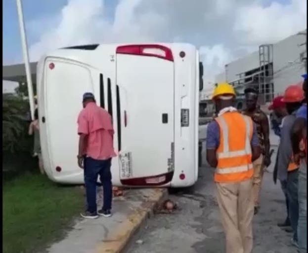 This is the driver Franklin Nin Pérez, who crashed the bus last Wednesday in which three tourists died and another 40 were injured on the Bávaro highway