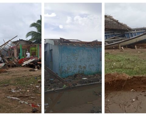 Residents request to send aid to the Tasbapauni community, in the South Caribbean