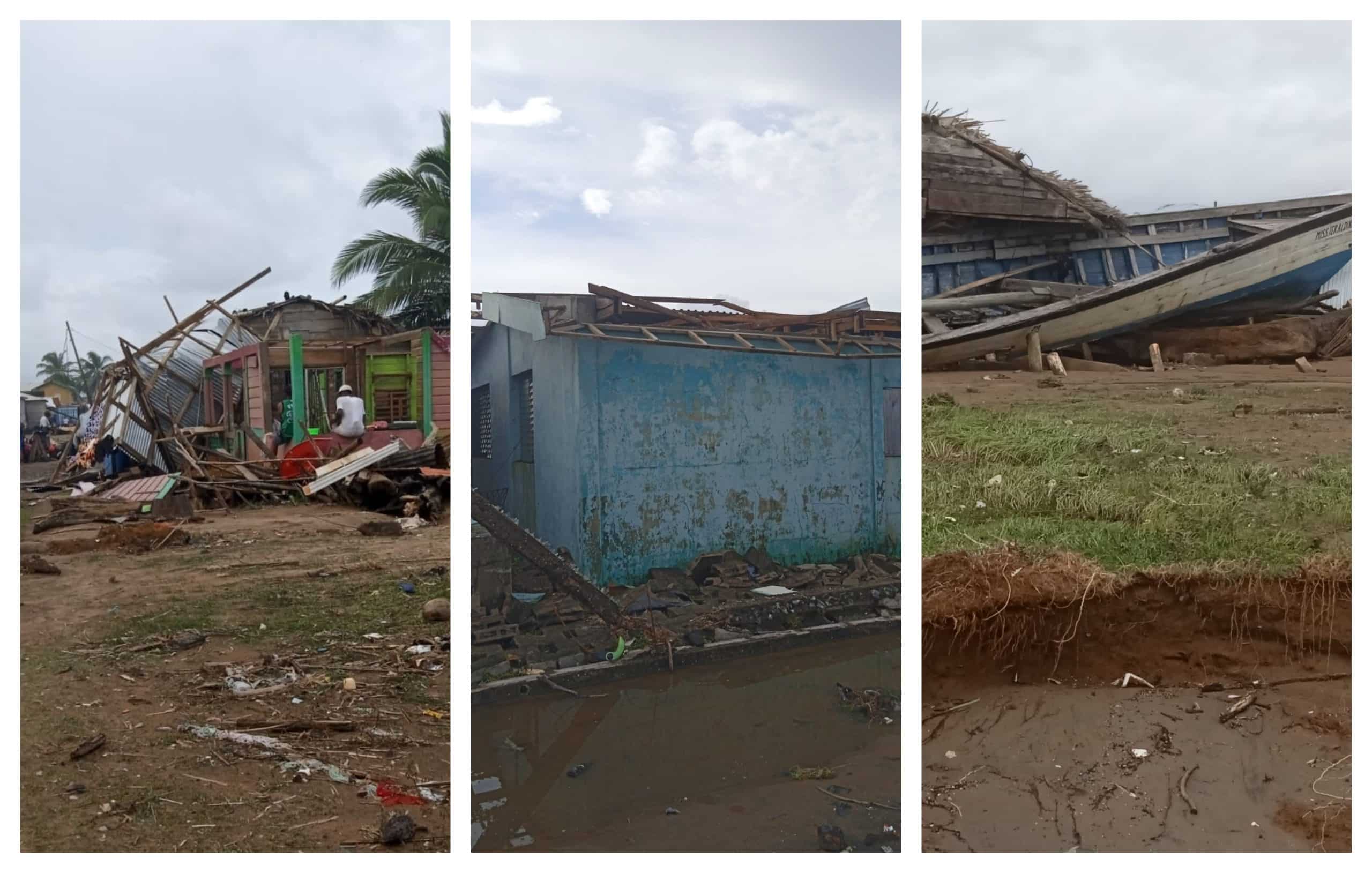 Residents request to send aid to the Tasbapauni community, in the South Caribbean