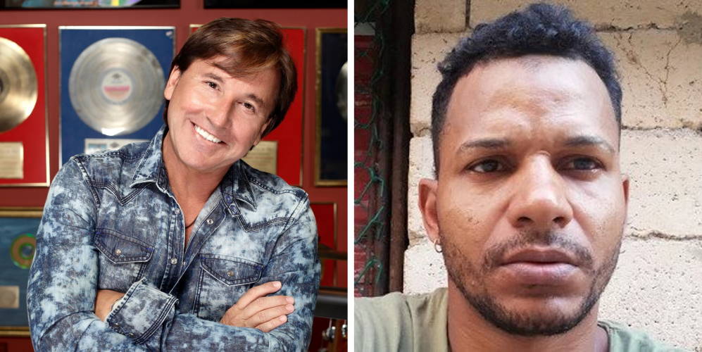 Ricardo Montaner (izquierda) y Maykel Osorbo