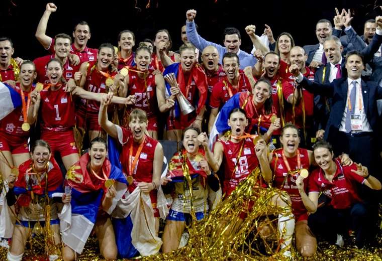 Serbia defeated Brazil and won a second consecutive Women's Volleyball World Cup