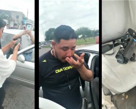 Shock groups attack journalists, steal cell phones and break a cameraman's nose