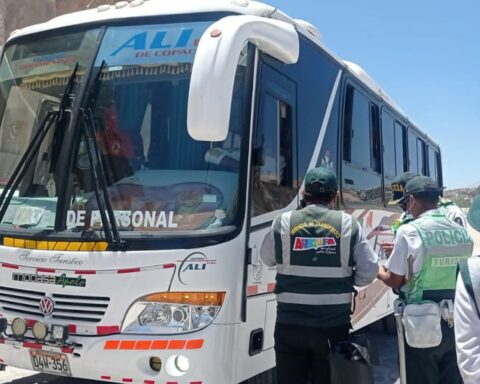 Sillar routes Arequipa: Fine of 4,600 soles to 10 transport units
