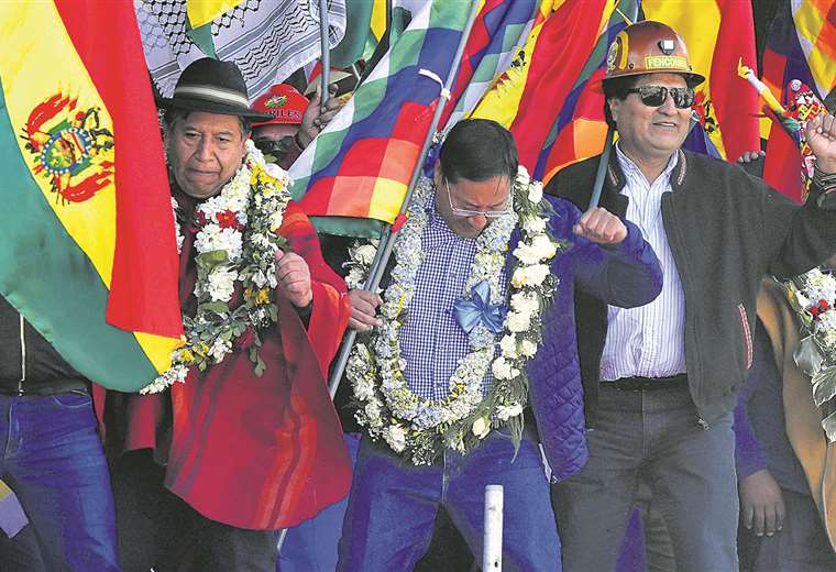 Six conflicts surround Arce;  they see that the government and Evo created instability