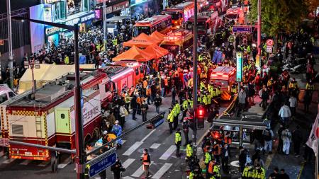 South Korea: at least 153 killed by a stampede in a massive Halloween celebration