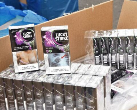 Sunat seized more than eight million contraband cigarettes valued at S/400,000