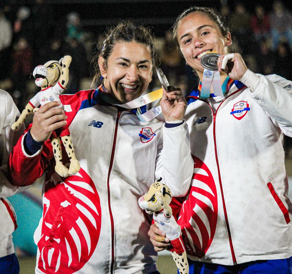 Team Paraguay climbs to the podium