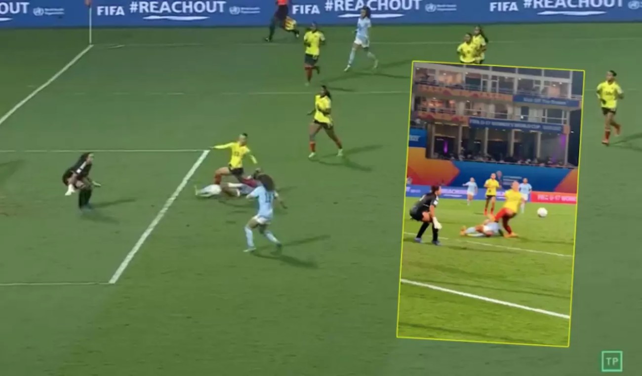The clear lack that they did not whistle Colombia in the goal of Spain. Scandalous error?