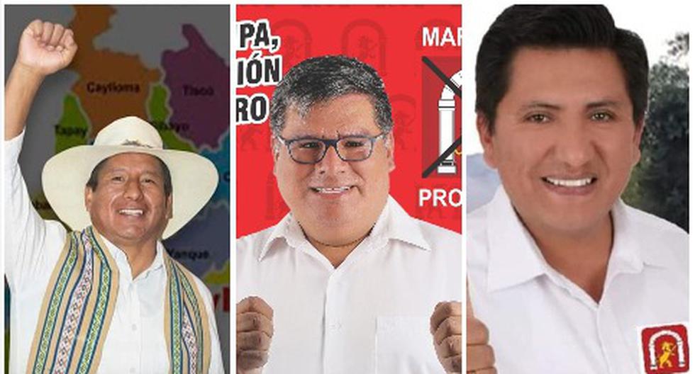 The elected mayors of the 8 provinces of Arequipa