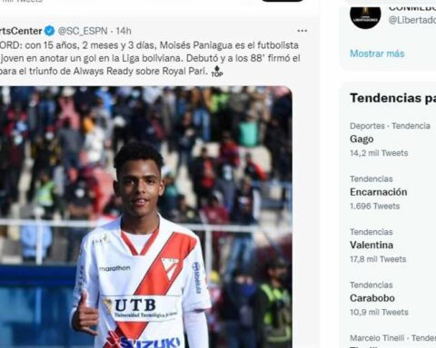 The goal of fifteen-year-old Moisés Paniagua is international news