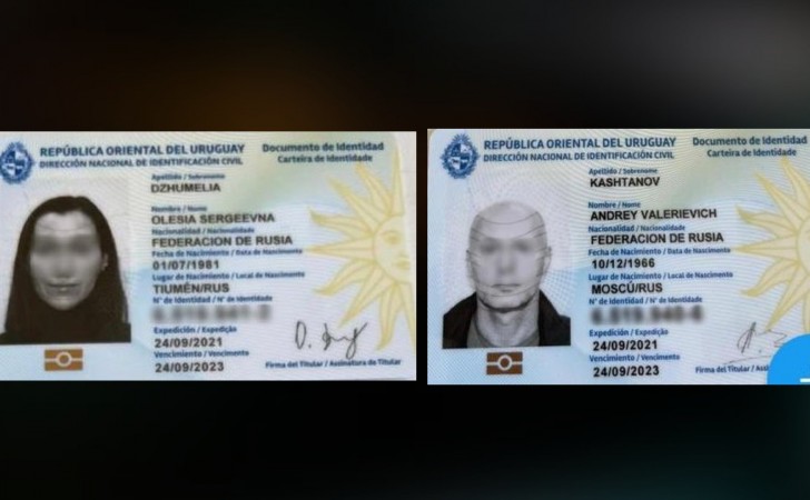 The two Russians that Álvaro Delgado authorized to enter Uruguay were married in a supermarket in Chuy