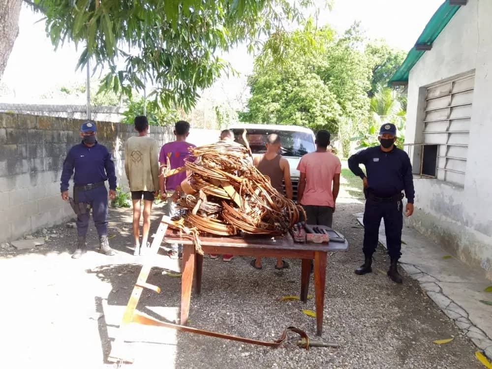 They capture three members of the band "Los Pica Cobre" in Cojedes