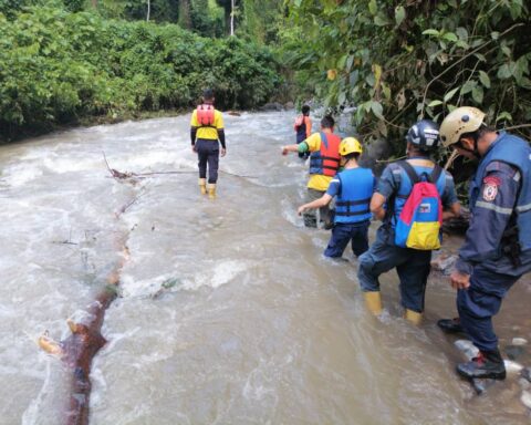 They recover the body of the sixty-year-old dragged by the Limones de Mérida river