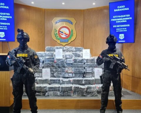 incautan 677 paquetes cocaína en medio de una persecución a tiros en Barahona