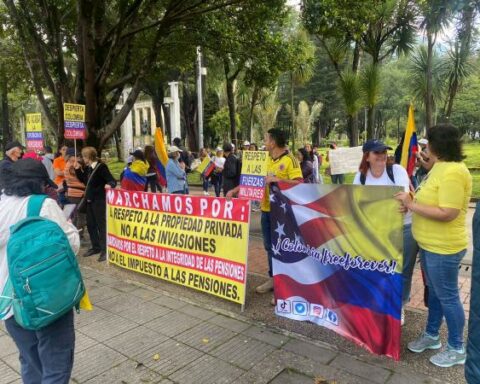 This is how the mobilizations against the Petro government advance