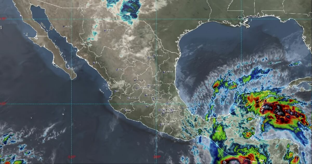 This is the path of the tropical cyclone "Julia"