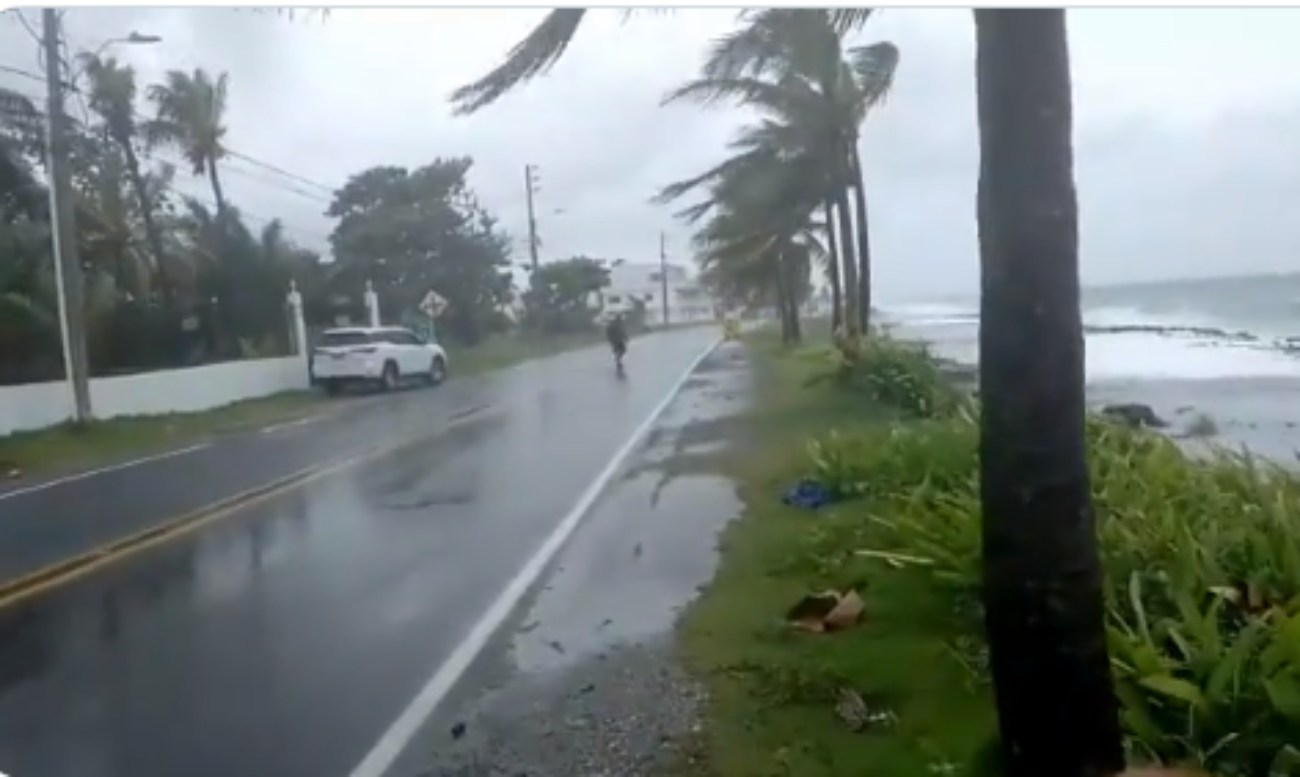 Tourists cause disorder in San Andrés to take photos in full arrival of storm Julia