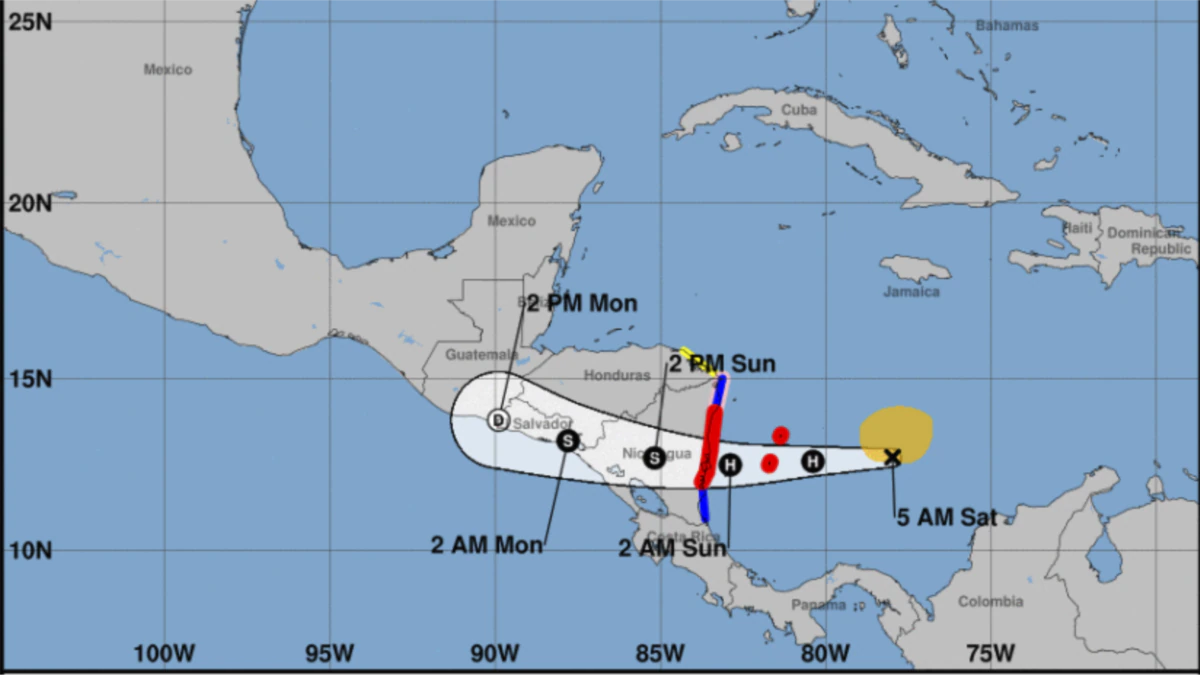 Tropical storm Julia threatens to become a hurricane