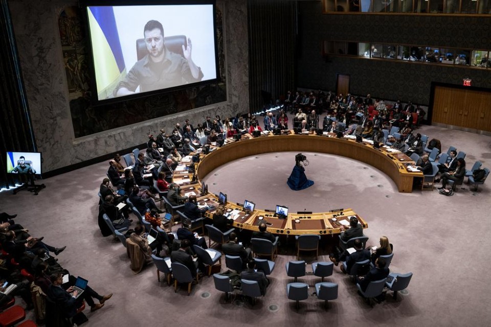 Ukraine calls Russia a 'terrorist state' at the UN