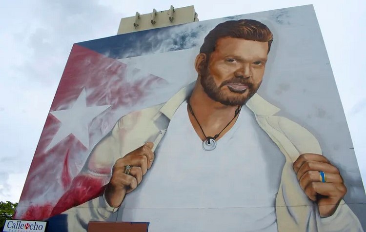 Willy Chirino, mural, calle ocho