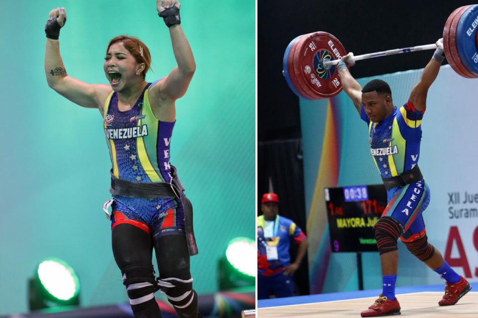 Venezuela obtains its first two gold medals at the South American Games in Asunción 2022