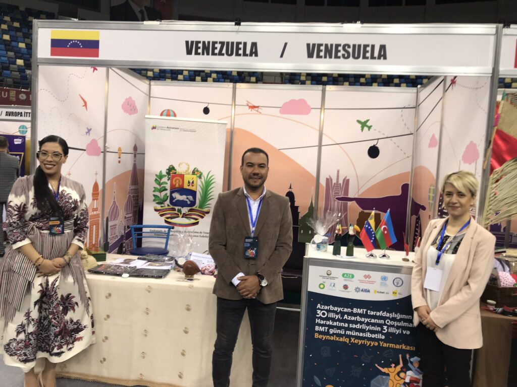 Venezuela participates in Unicef ​​bazaar to benefit children in Azerbaijan