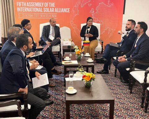 Venezuela present at the V Assembly of the International Solar Alliance in India