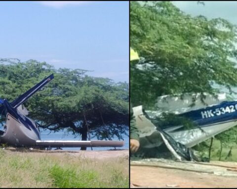 [Video] Aircraft left the runway on landing at the Santa Marta airport