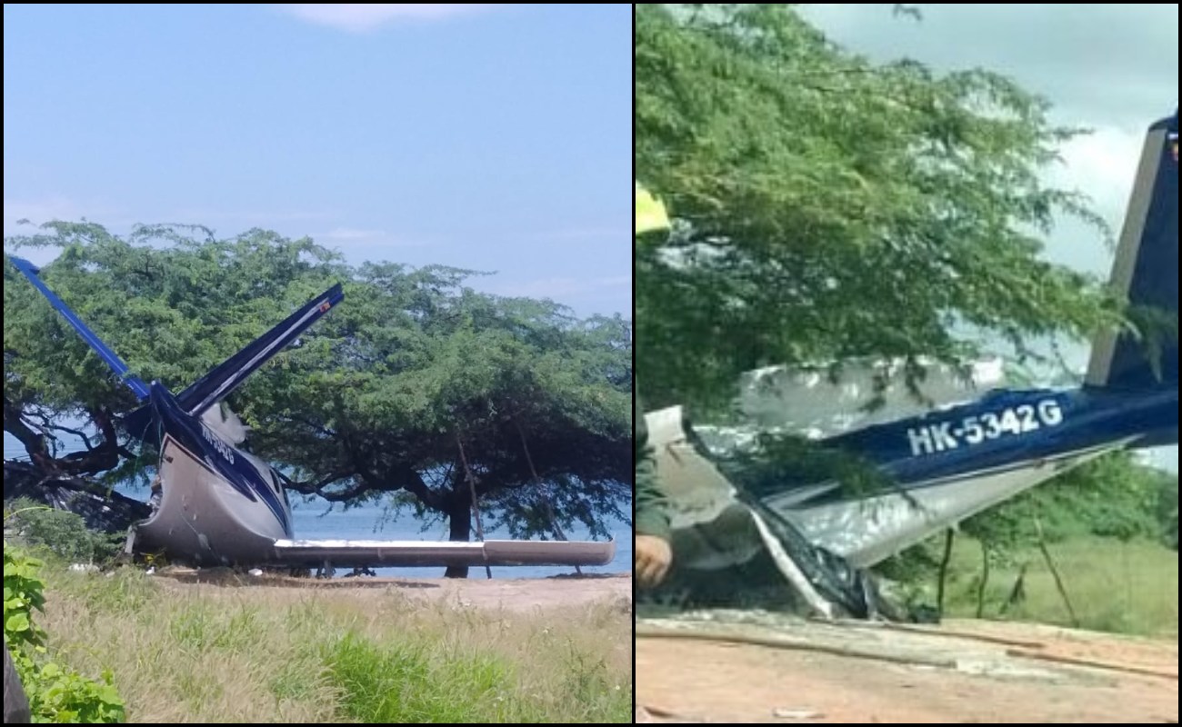 [Video] Aircraft left the runway on landing at the Santa Marta airport