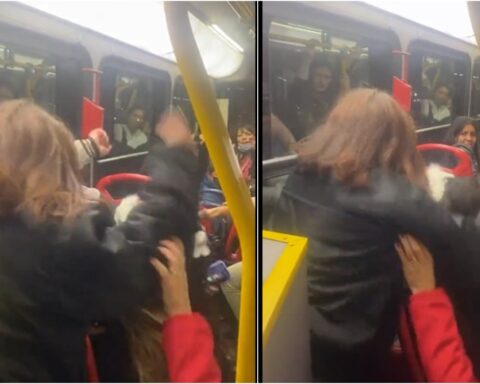 [Video] Come back and play: Women are beaten by a chair in Transmilenio