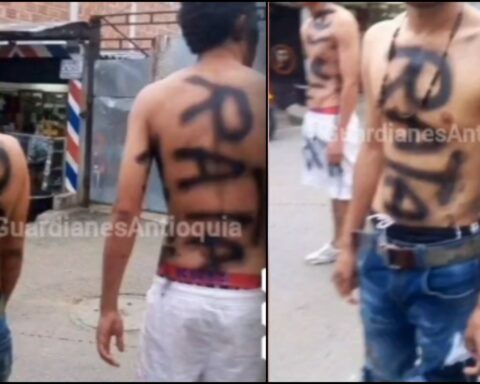 [Video] Thieves had their entire bodies painted with the word "rats" in Antioch