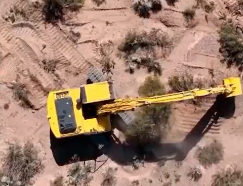 Work began at km 0 of the Presidente Néstor Kichner Gas Pipeline