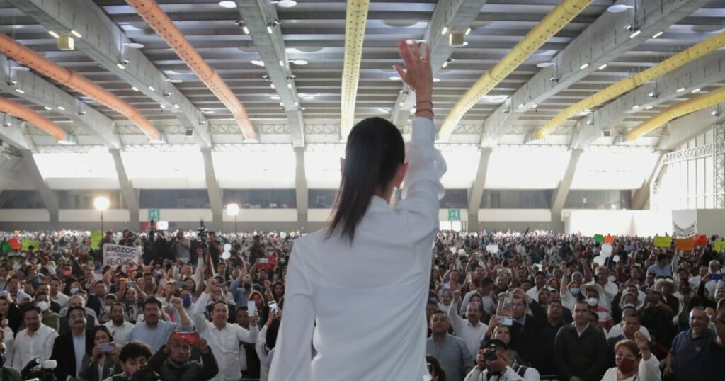 "Girls, it is possible to be president of the Republic"says Sheinbaum in Puebla