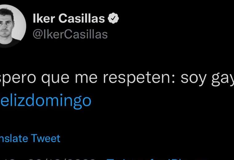 "I'm gay"a tweet from the historic Iker Casillas, who claims to be hacked, sparks controversy