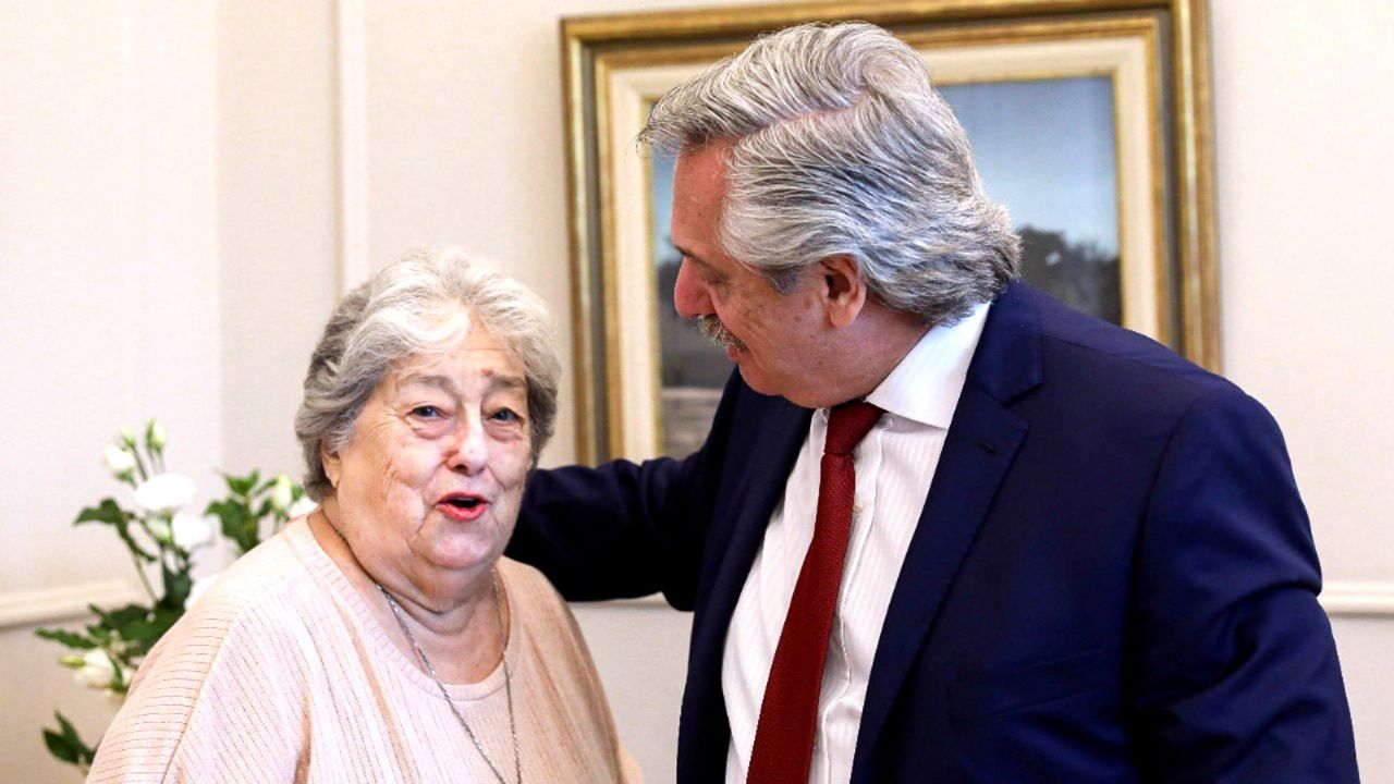 Alberto Fernández decreed three days of national mourning for the death of Hebe de Bonafini