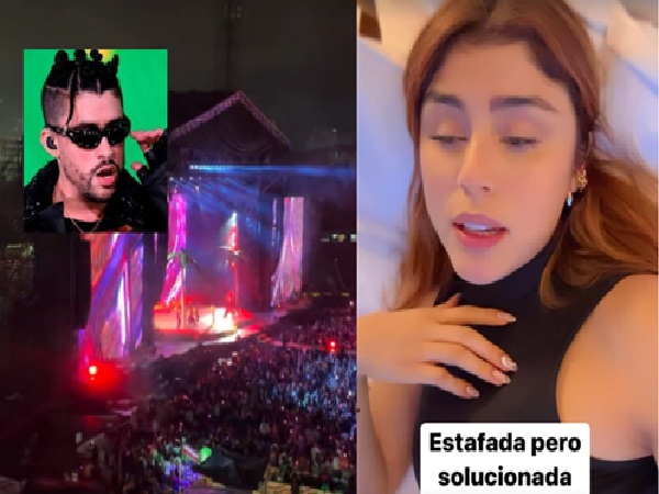 An "influencer" was scammed with a false box to see Bad Bunny