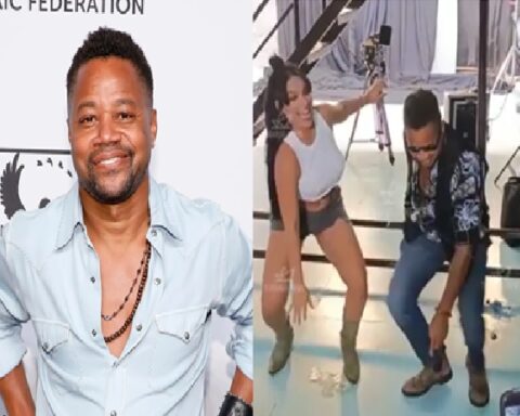 Andrea Valdiri met Cuba Gooding Jr. in Barranquilla, taught him champeta steps and the actor "came out to be a general"