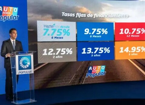 Banco Popular: Autoferia inicia con tasas fijas desde 9.75% 