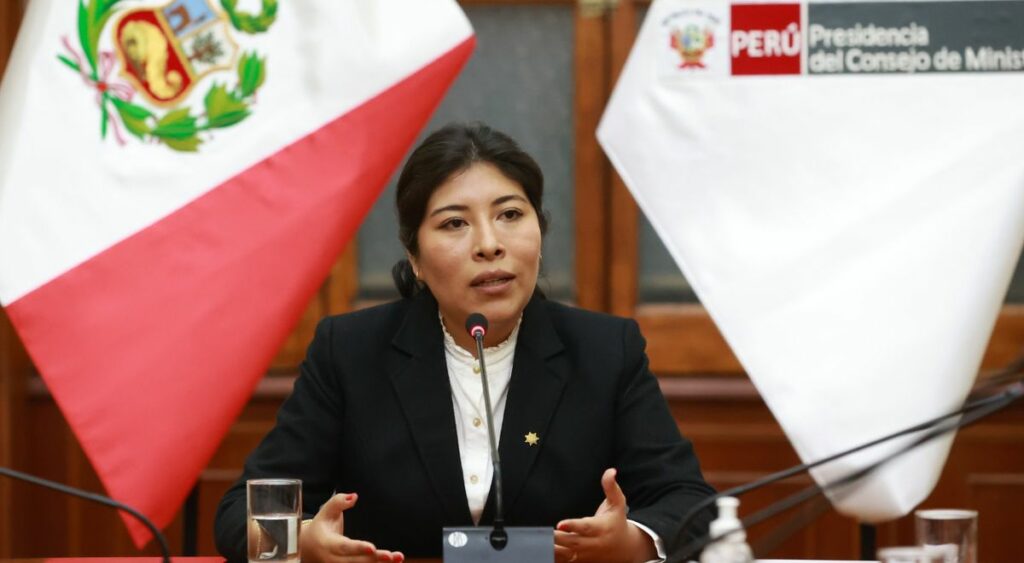 Betssy Chávez confirms that the Government considers that the first question of confidence was rejected