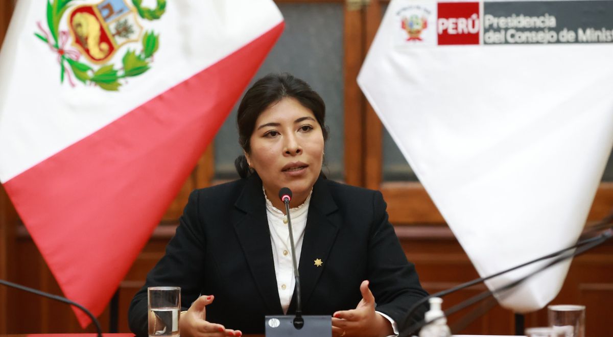 Betssy Chávez confirms that the Government considers that the first question of confidence was rejected