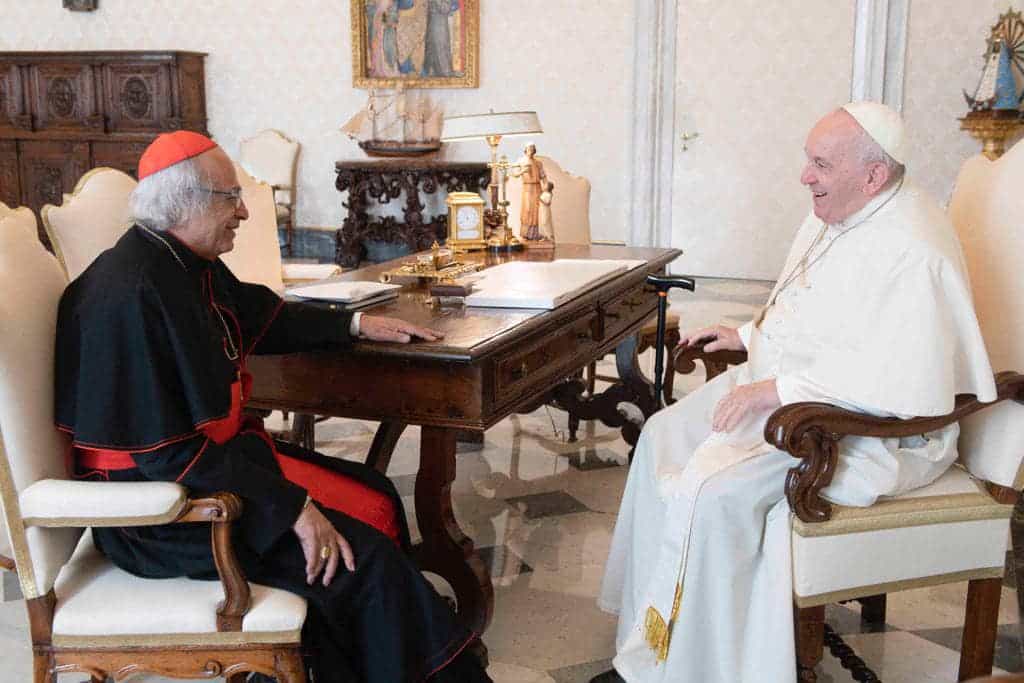 Cardenal Leopoldo Brenes y papa Francisco