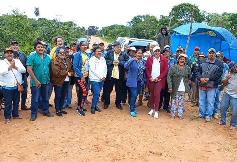 Civic and councilors of San Matías reinforced the strike for the 2023 census in Las Petas