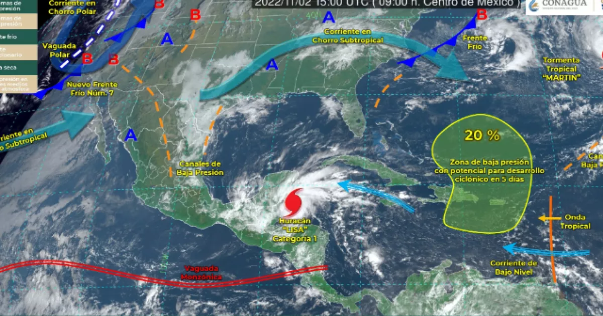 Cold front 7 will arrive this Wednesday afternoon